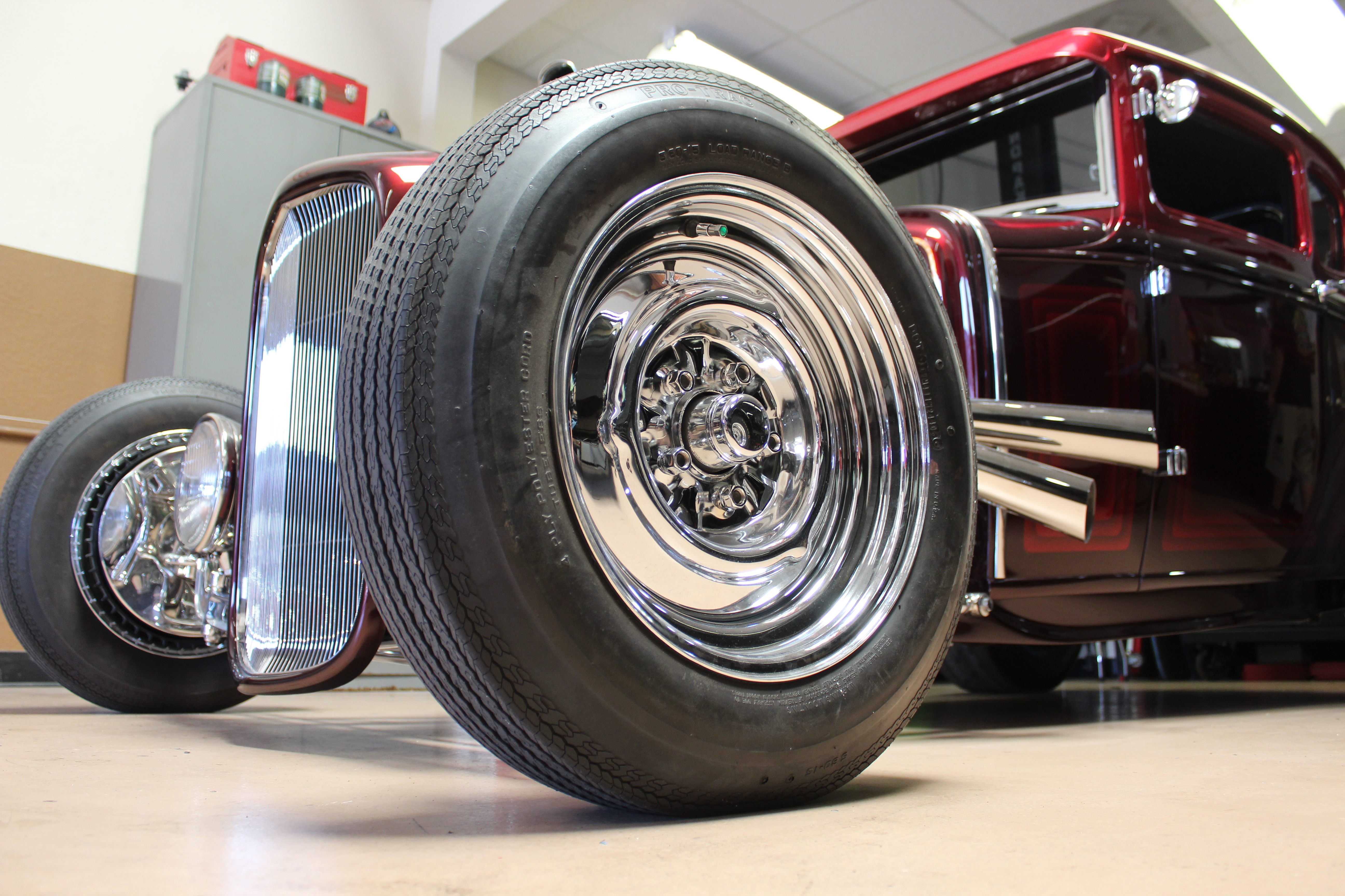 Wheelsmith Fully Chrome OEM Style 2piece steel hot rod wheel