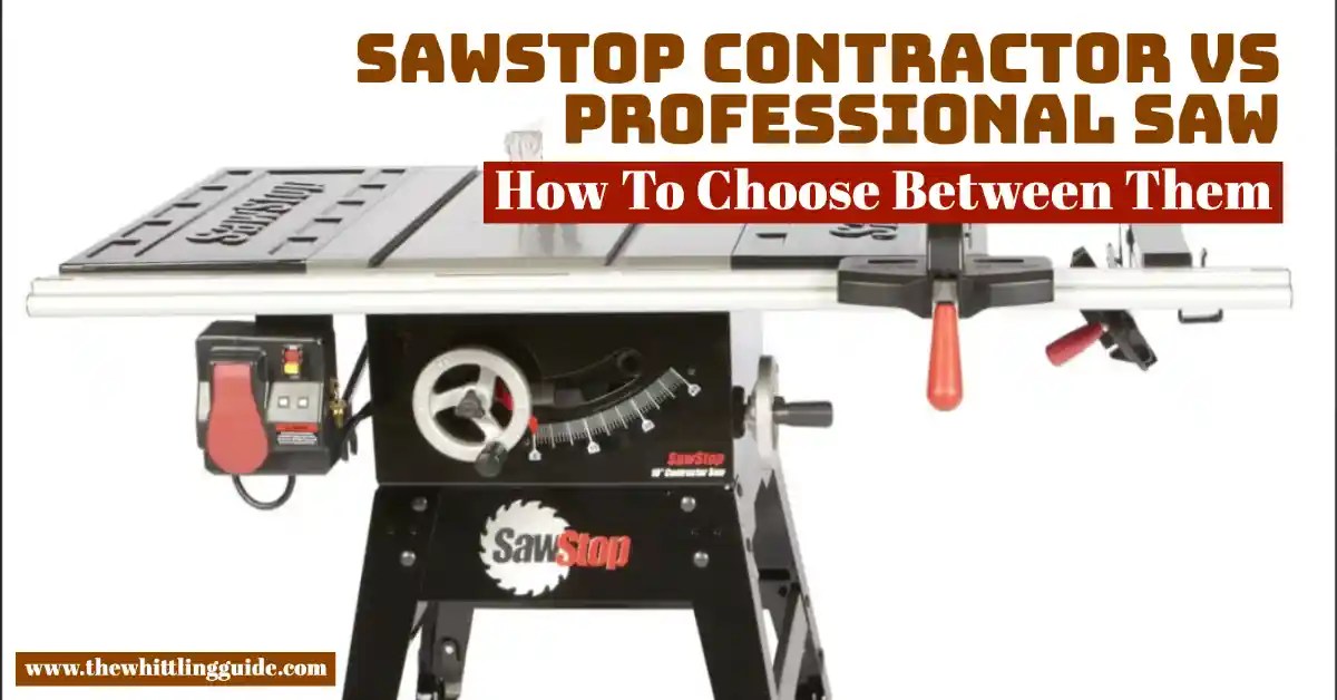 SawStop Contractor Vs Professional Saw How To Choose