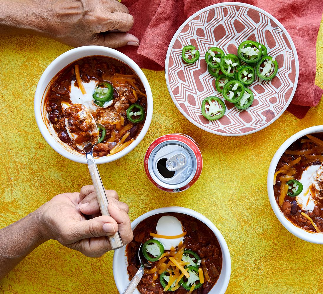 Three bean chili by Impossible Foods