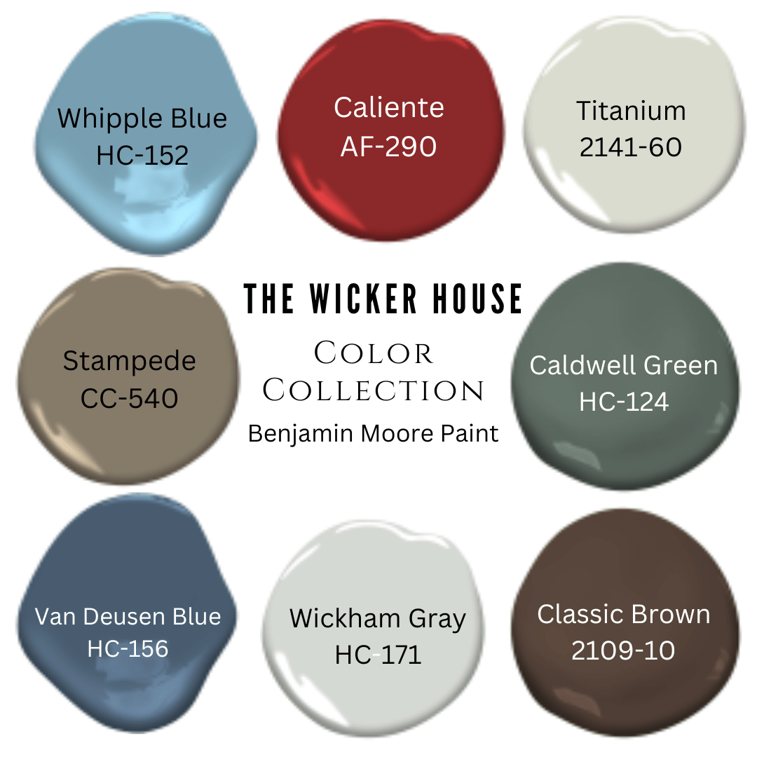 Our Home's Paint Colors The Wicker House