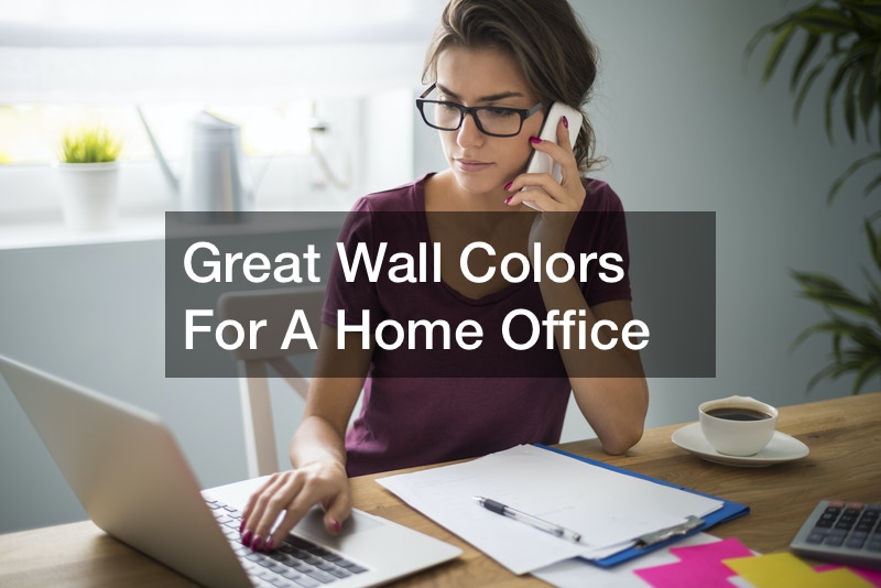 Great Wall Colors For A Home Office The Wick Hut