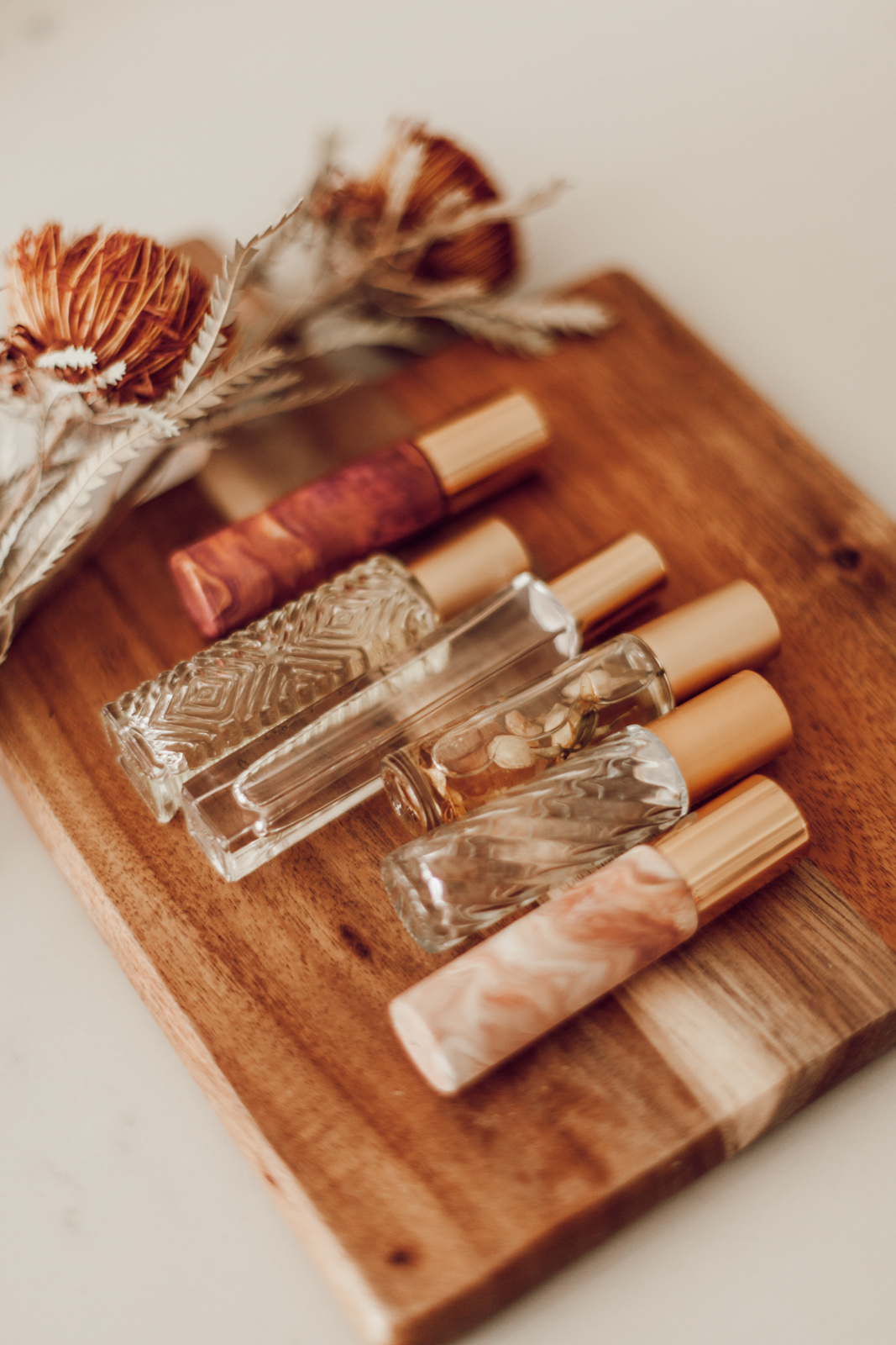 Making DIY Essential Oil Rollers Casey Wiegand of The Wiegands