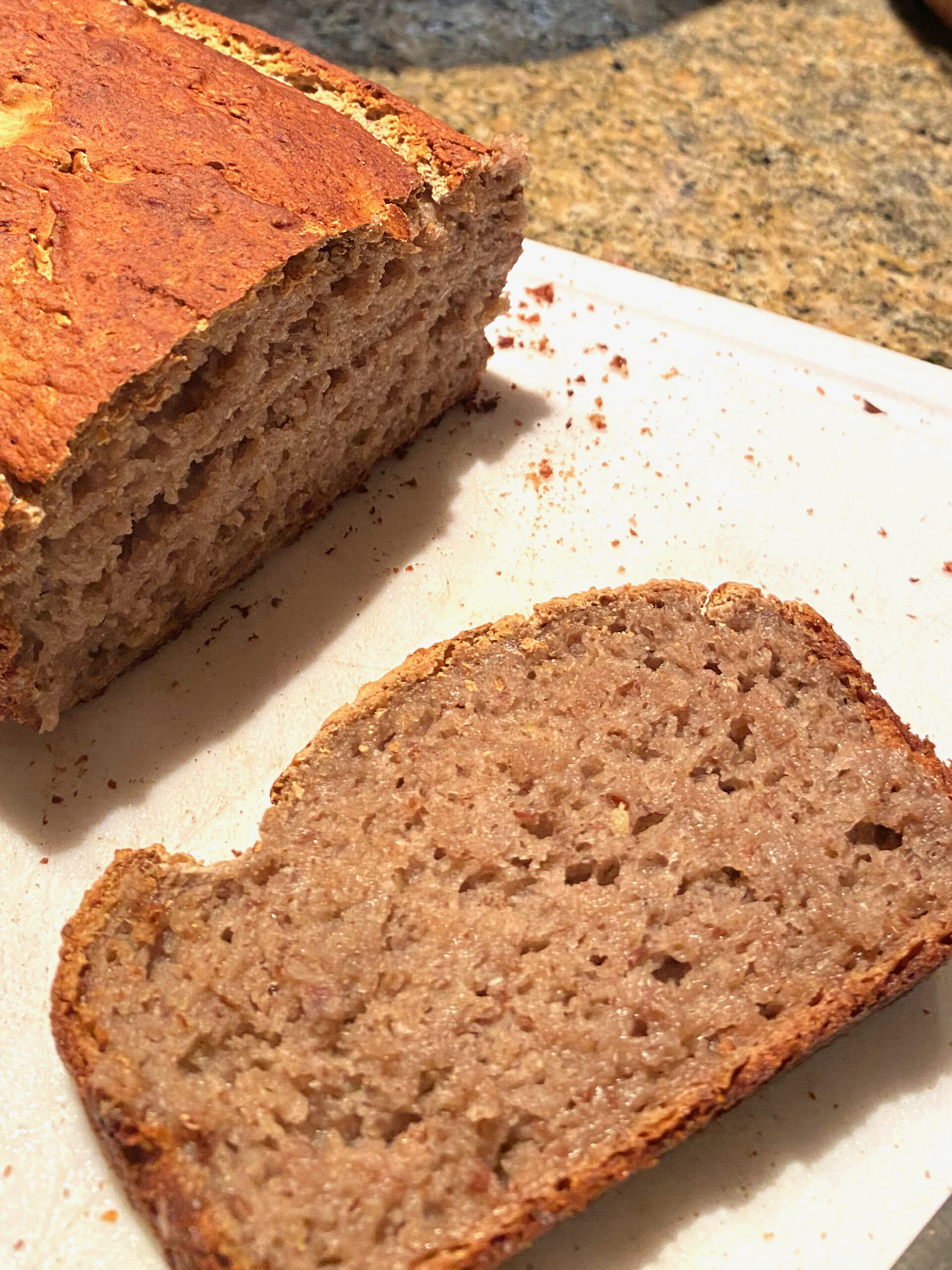Green Banana Flour Bread Fluffy, springy, easy and unbelievably
