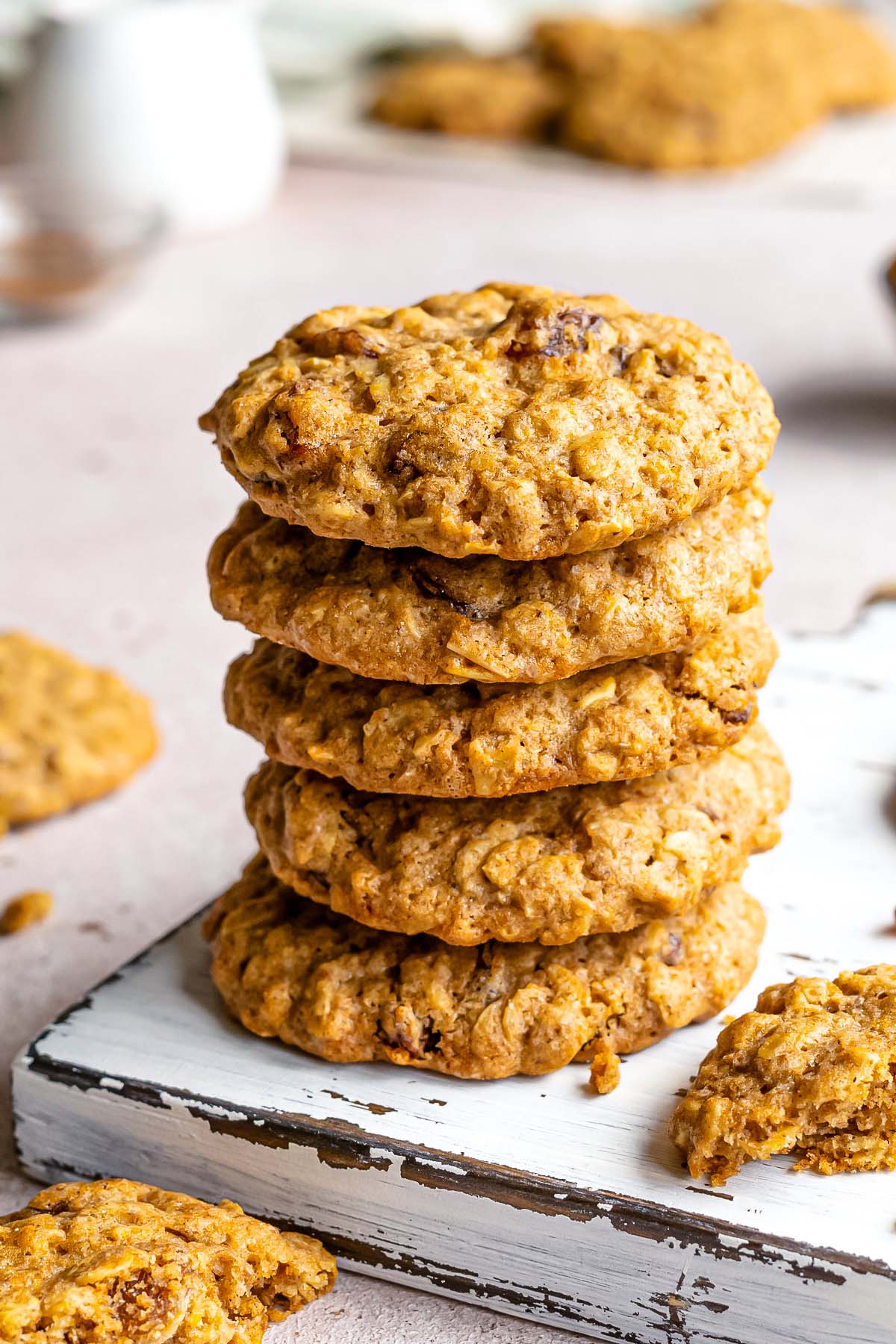 Healthy Oatmeal Raisin Cookies