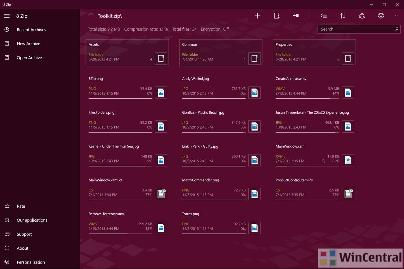 UWP 8 Zip app comes to Xbox One and more with the latest update