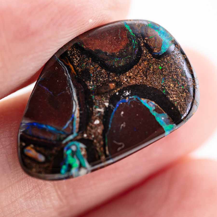 Natural Australian Boulder Opal Loose Gemstone The Wind Opal