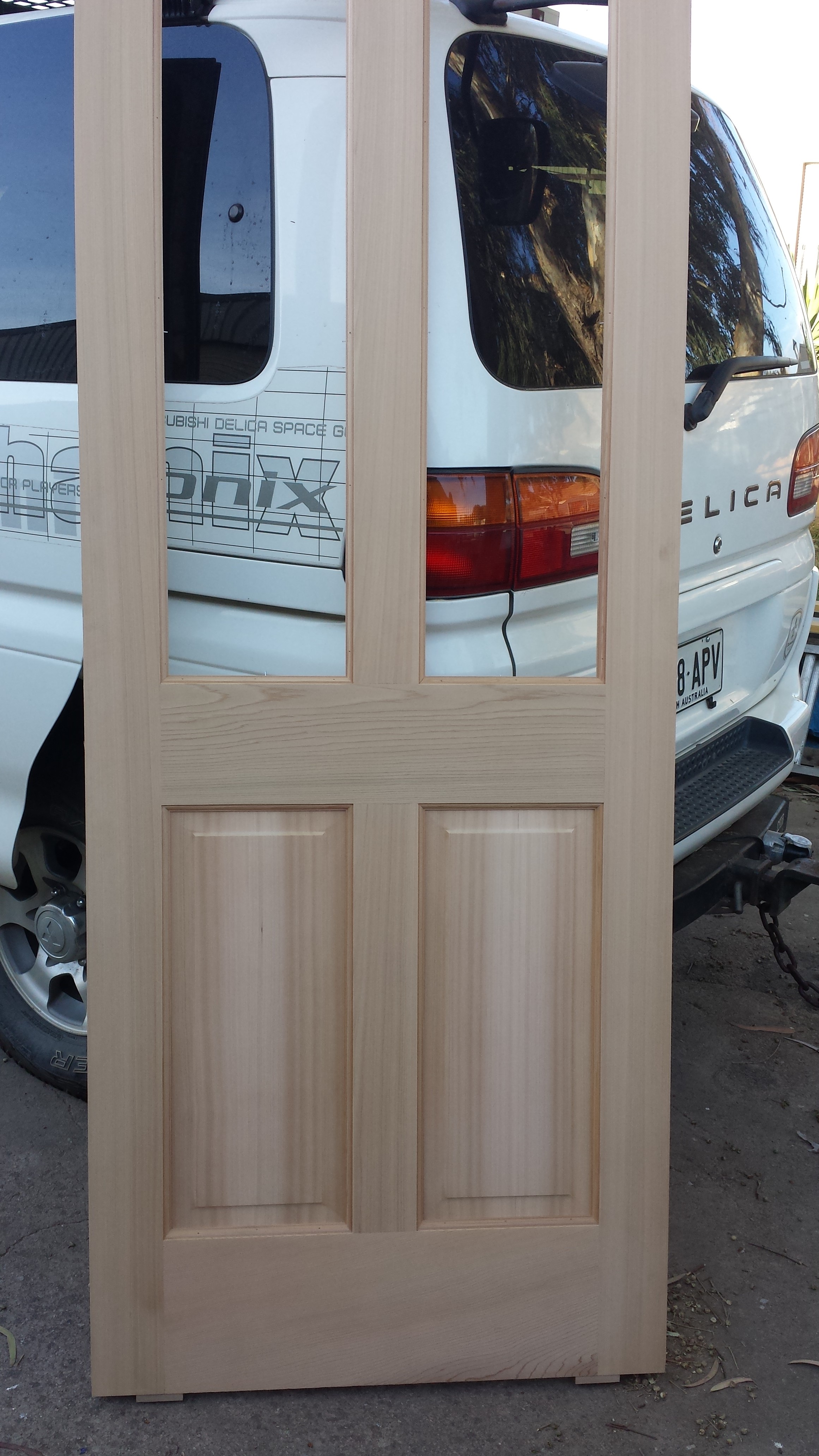Western Red Cedar Door with fielded Panels THE WINDOW MAN