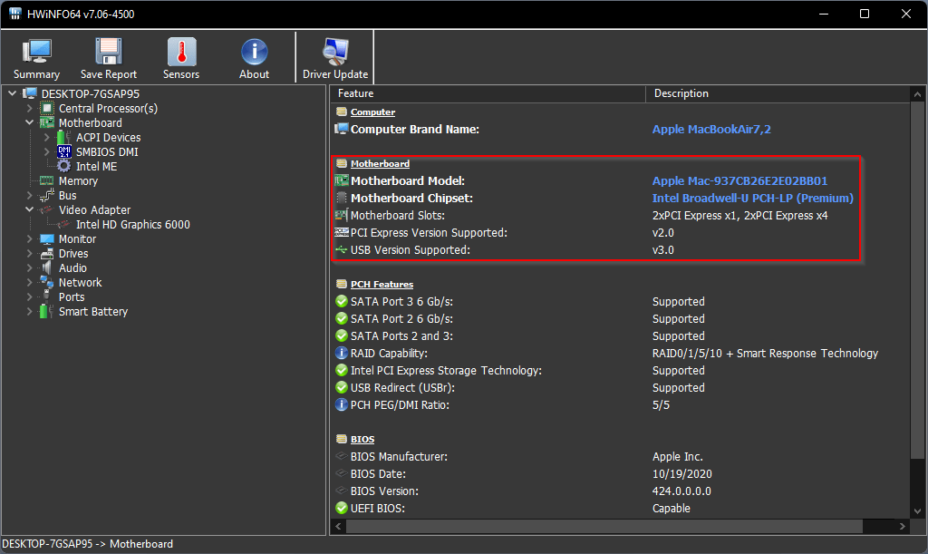 How to find the details of Motherboard on Windows 11/10 PC