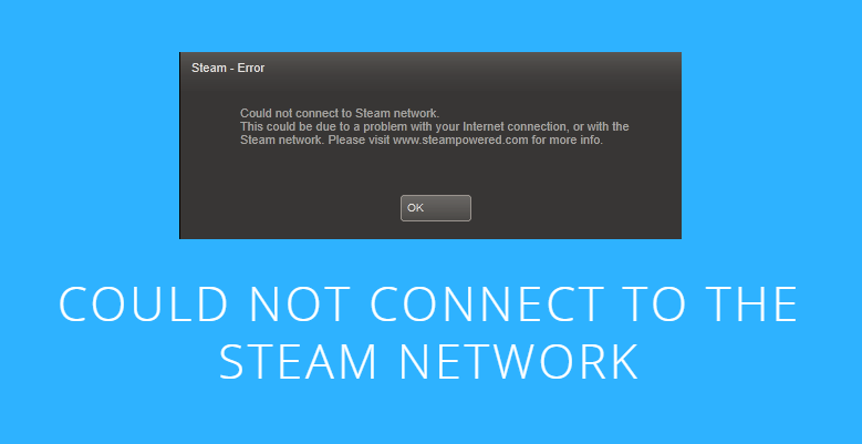 [SOLVED] Could Not Connect To Steam Network Steam Error The Windows