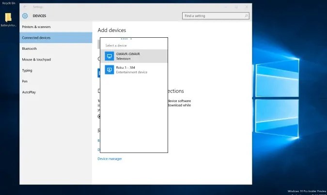 How to Setup and Use Miracast on Windows 10