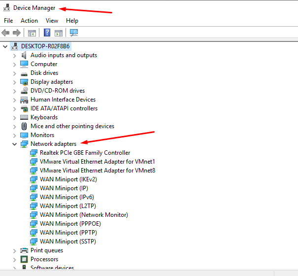 Fix Network Adapter Missing Issue in Windows 10/7/8