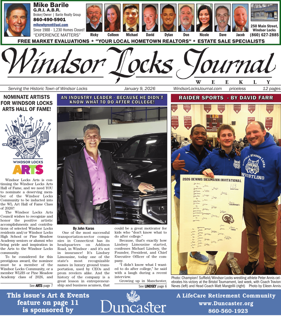 Front page of this week's edition. To download the newspaper in pdf