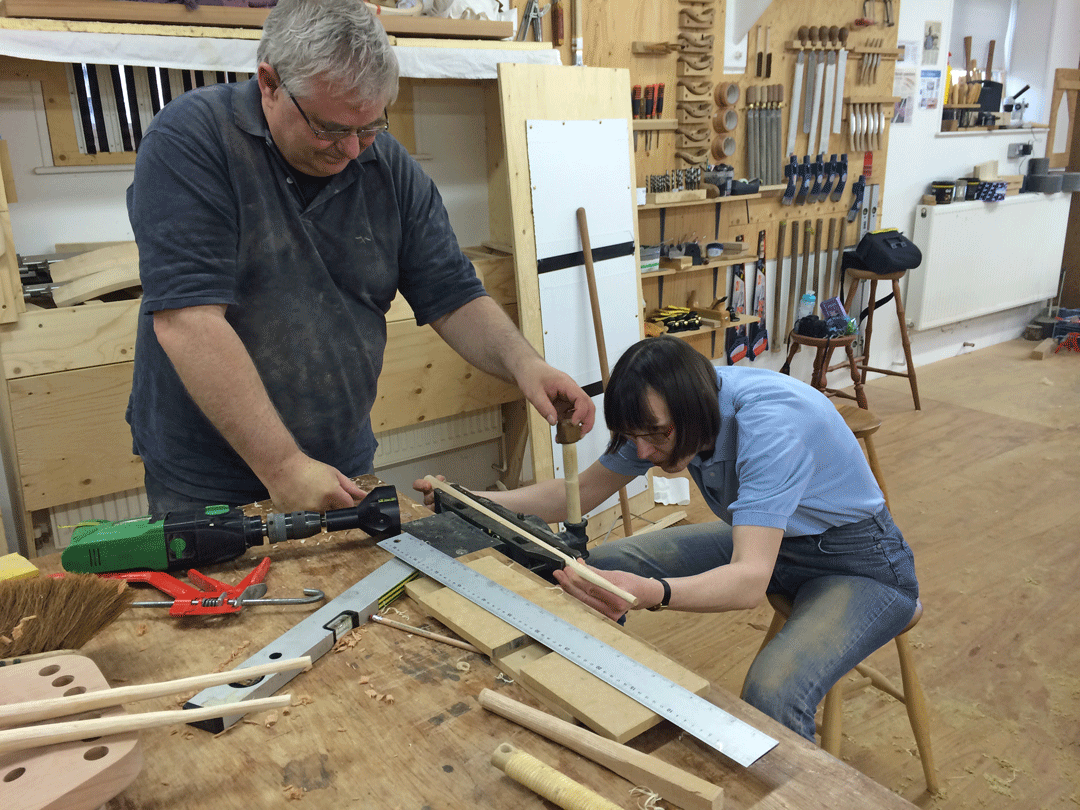 Windsor chair making courses by James Mursell West Sussex
