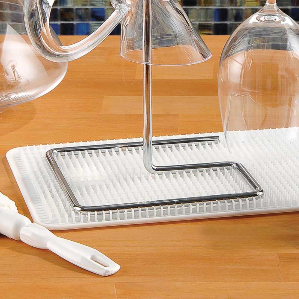 Translucent Stemware Drying Mat The Wine Kit