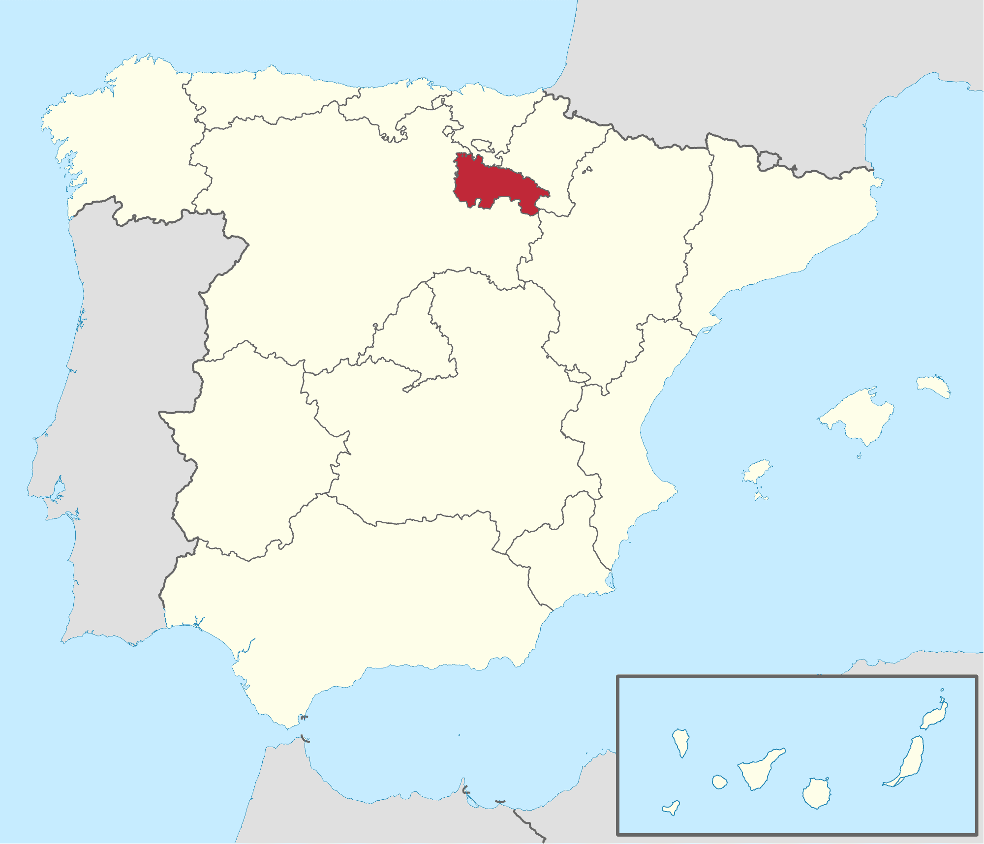 Carte Espagne La Rioja rioja map 2 The Wine Lover's Kitchen