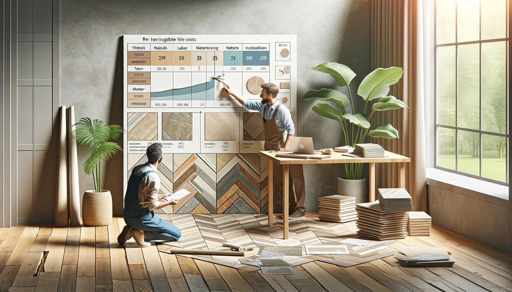 Breaking Down the Costs of Herringbone Tile Flooring The Witcher Home