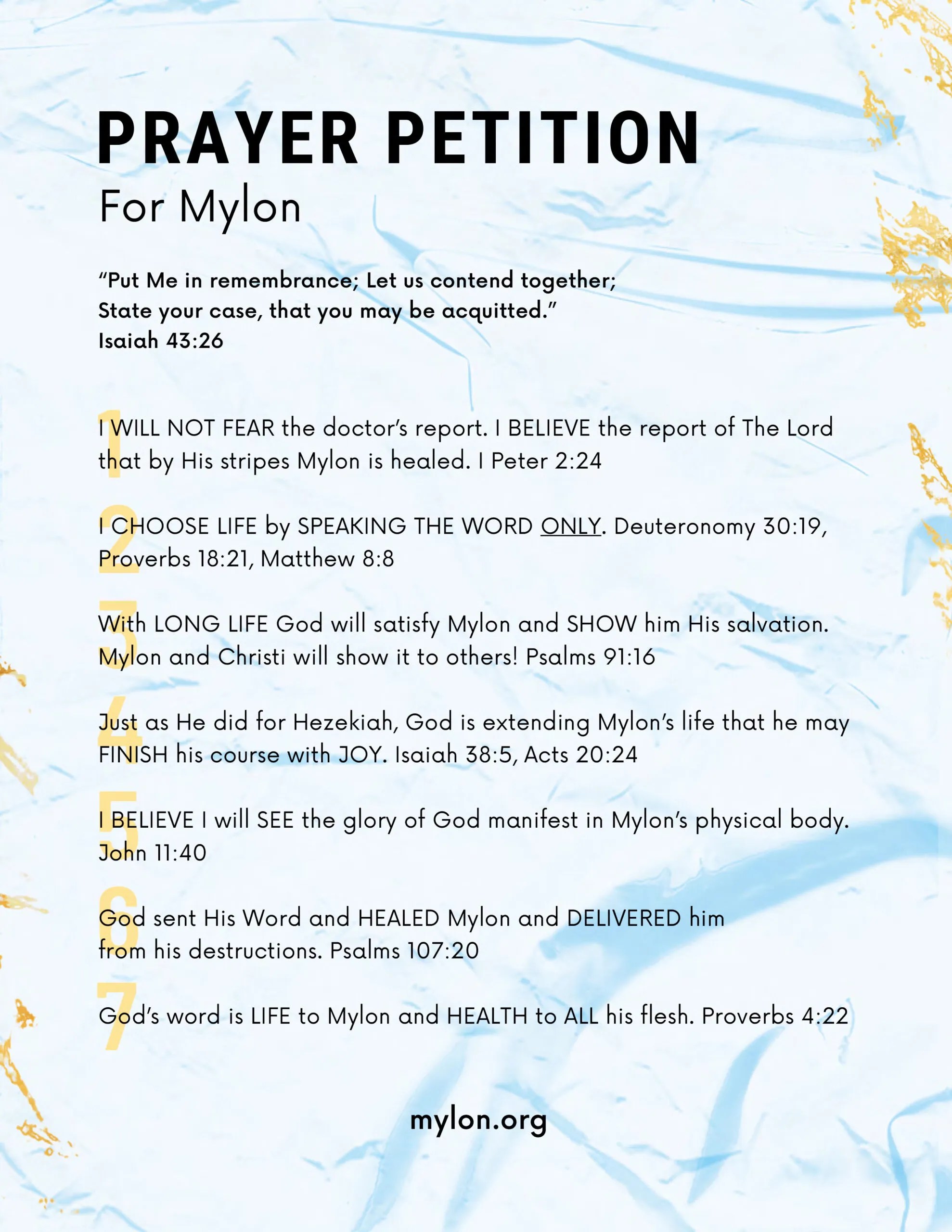 Petitional Prayer (2024)
