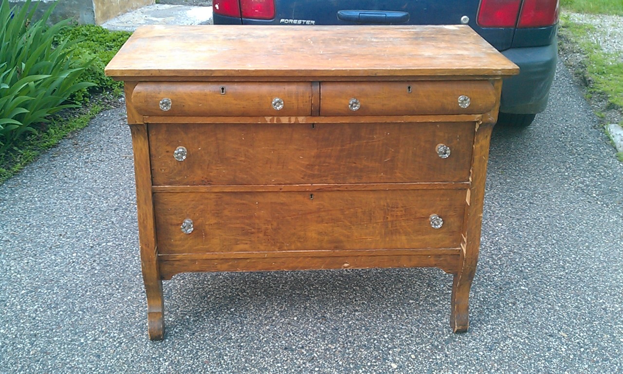 Antique Empire Dresser and Organizing the Garage and Garden Shed « The