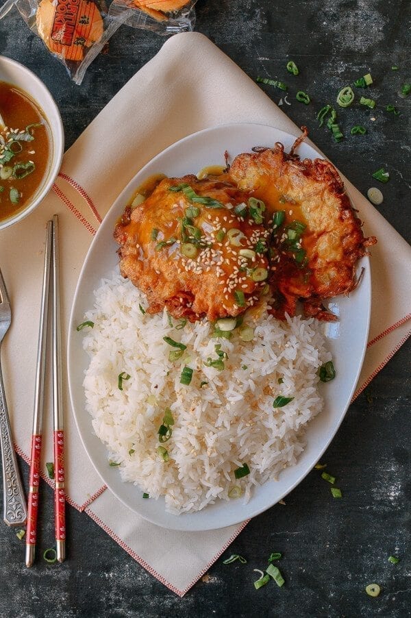 Chicken Egg Foo Young Chinese Takeout Recipe The Woks of Life