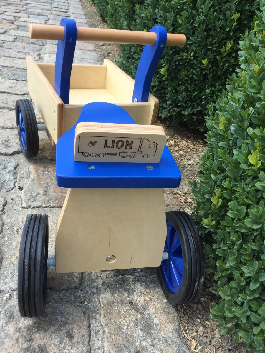 Houten Bakfiets Met Naam - The Woodbox