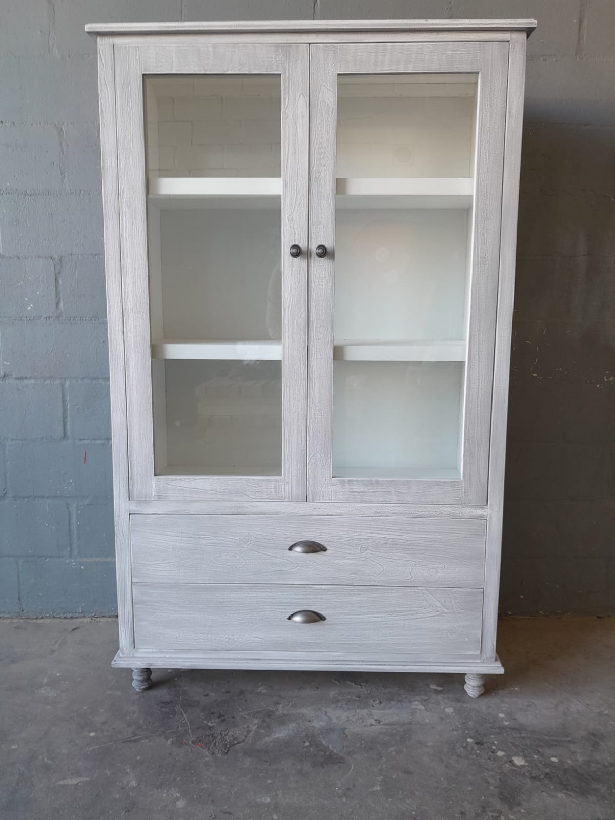 Grey Wash Display The WoodBox