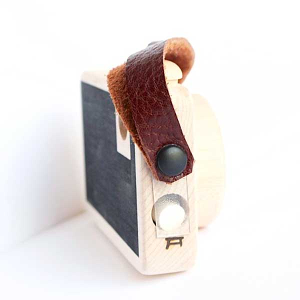 Wooden Toy Camera with Chalkboard