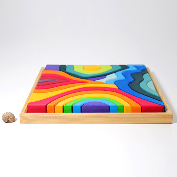 Grimm's Wooden Toys Four Elements Building Set