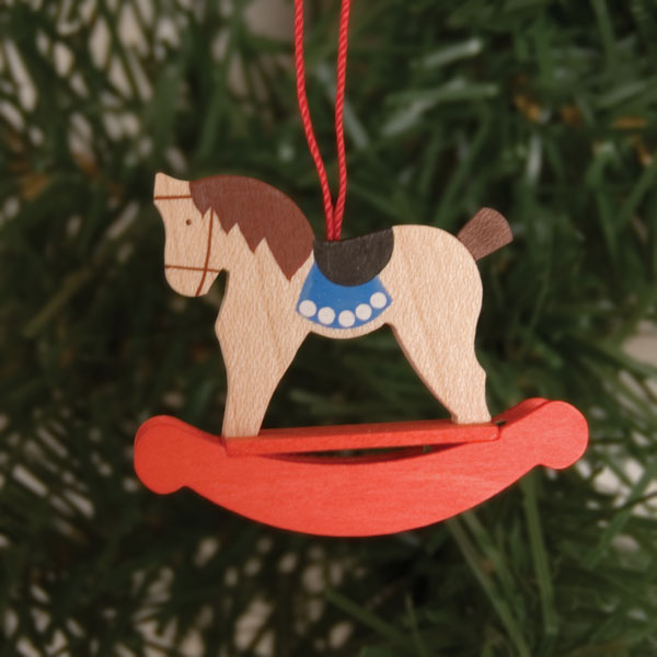 Rocking Horse Christmas Tree Ornament
