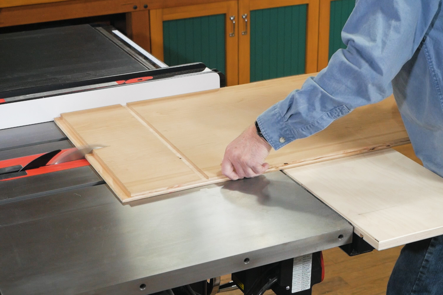 Table Saw Infeed Table Dimensioned Drawing Plan The Woodsmith Store