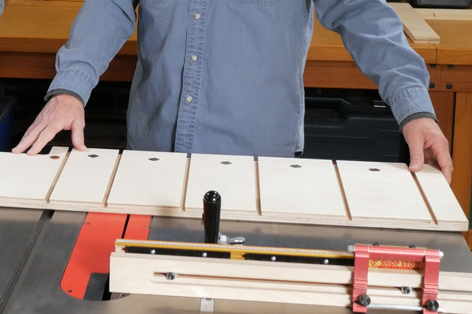 Table Saw Infeed Table Dimensioned Drawing Plan The Woodsmith Store