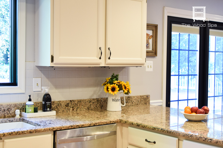 Painting my Kitchen Backsplash The Wood Spa by Pat Rios