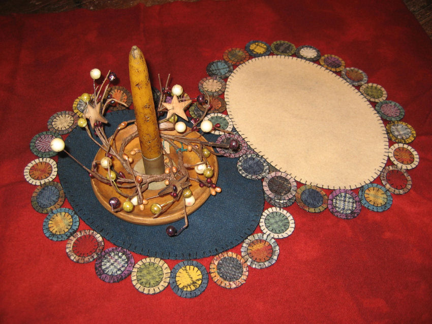 Oval Penny Mat The Woolen Needle