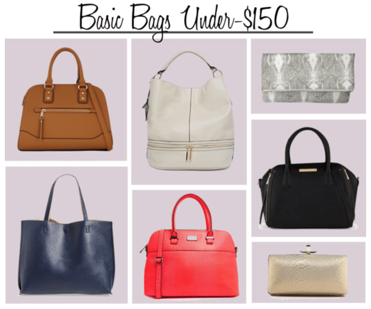 Seven Basic Bags Under150 The Work Edit by Capitol Hill Style The