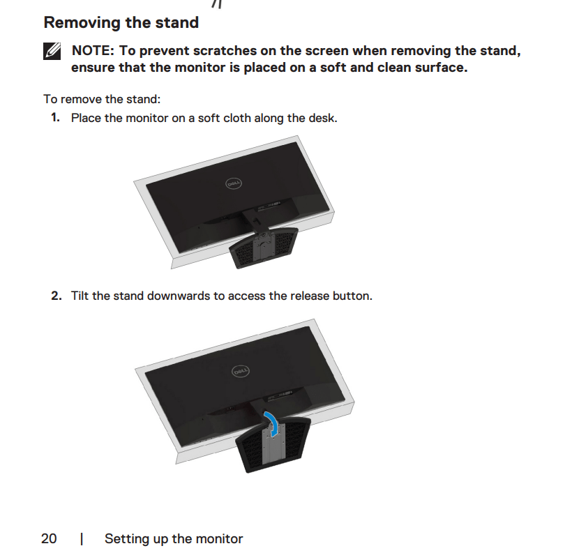 A Complete Guide To Removing Dell Monitor Stands
