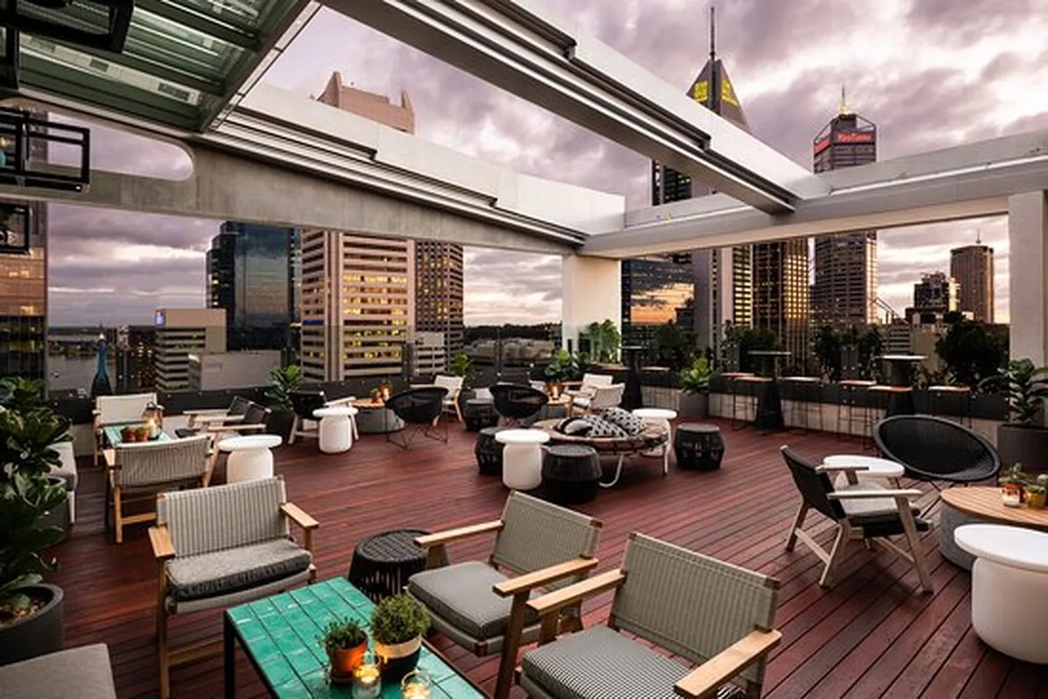 Reservation at ROOFTOP restaurant Perth KEYS