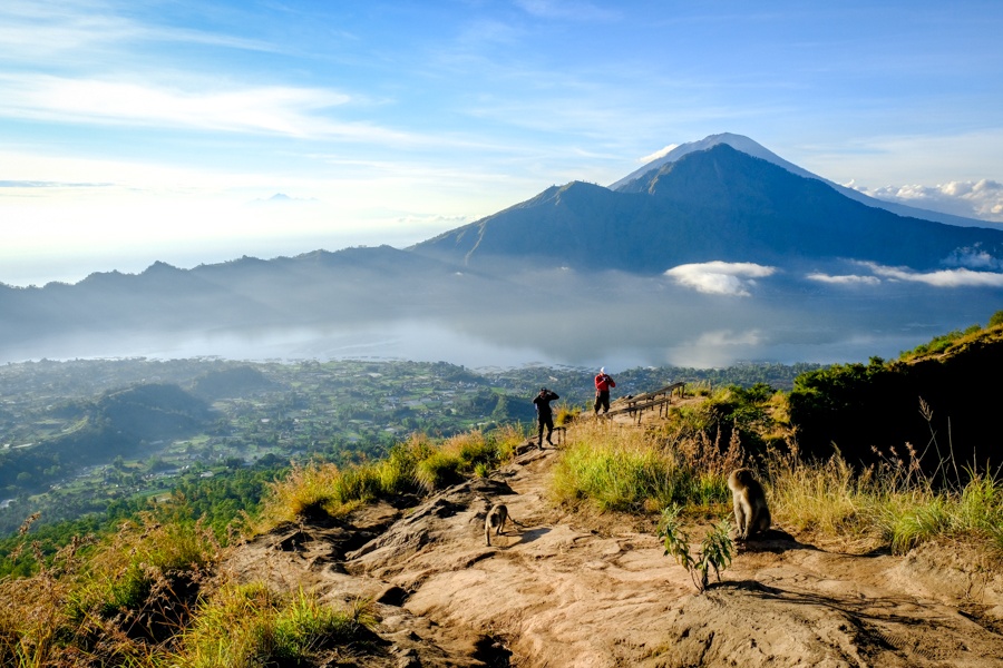 Mount Batur Bali Hike Sunrise Trekking At Gunung Batur Volcano