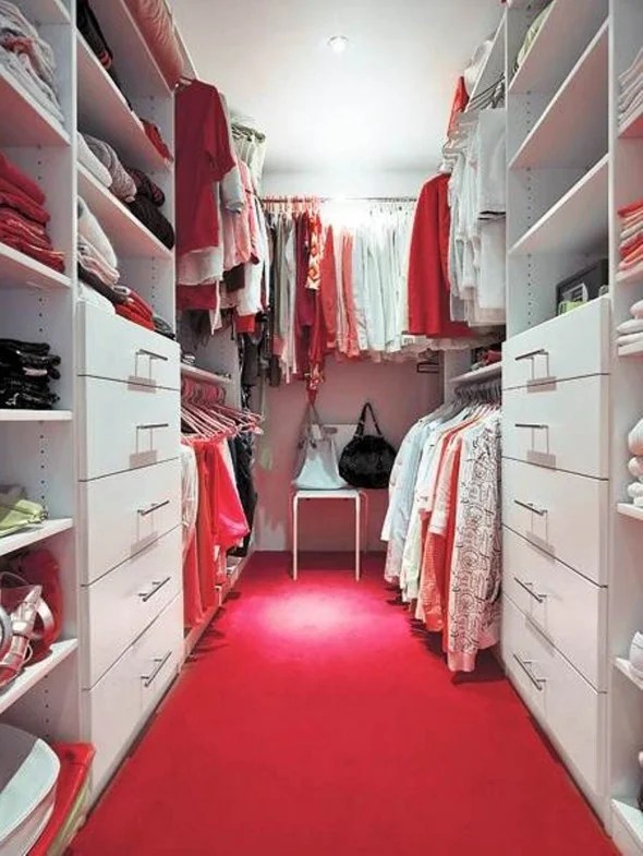 Colorful Walk In Closet Designs The WoW Style