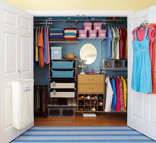 Colorful Walk In Closet Designs The WoW Style