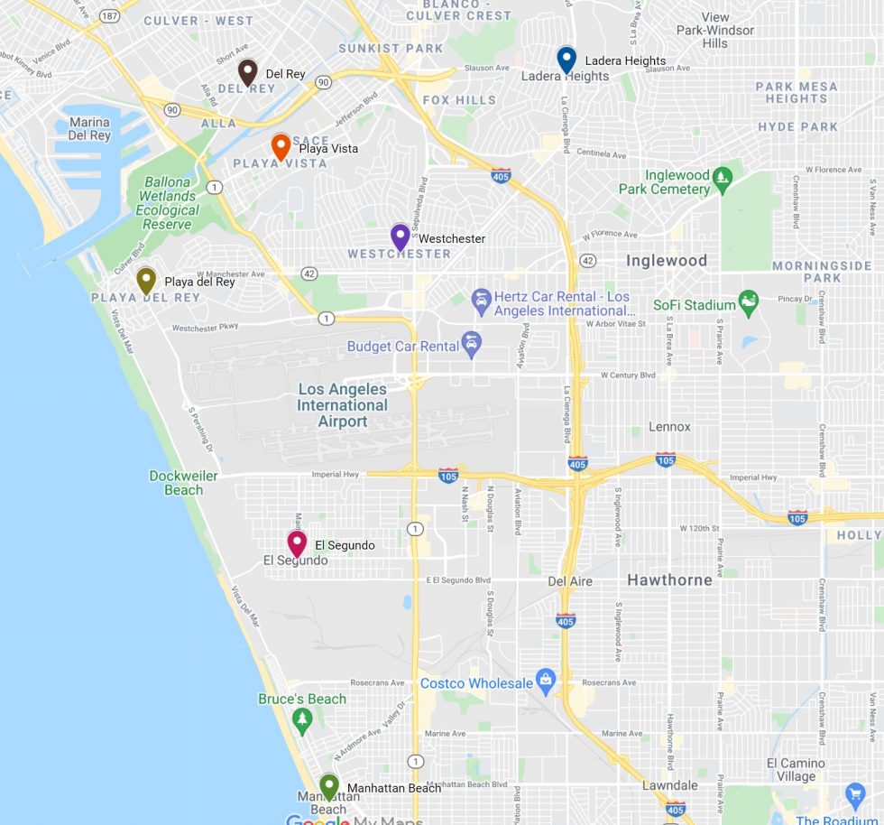 Service Area Westside Pacific Villages