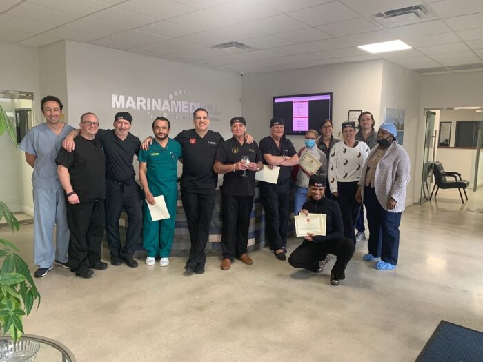 Dr. Wright Completes A Cadaver Course in Florida Wright Center for