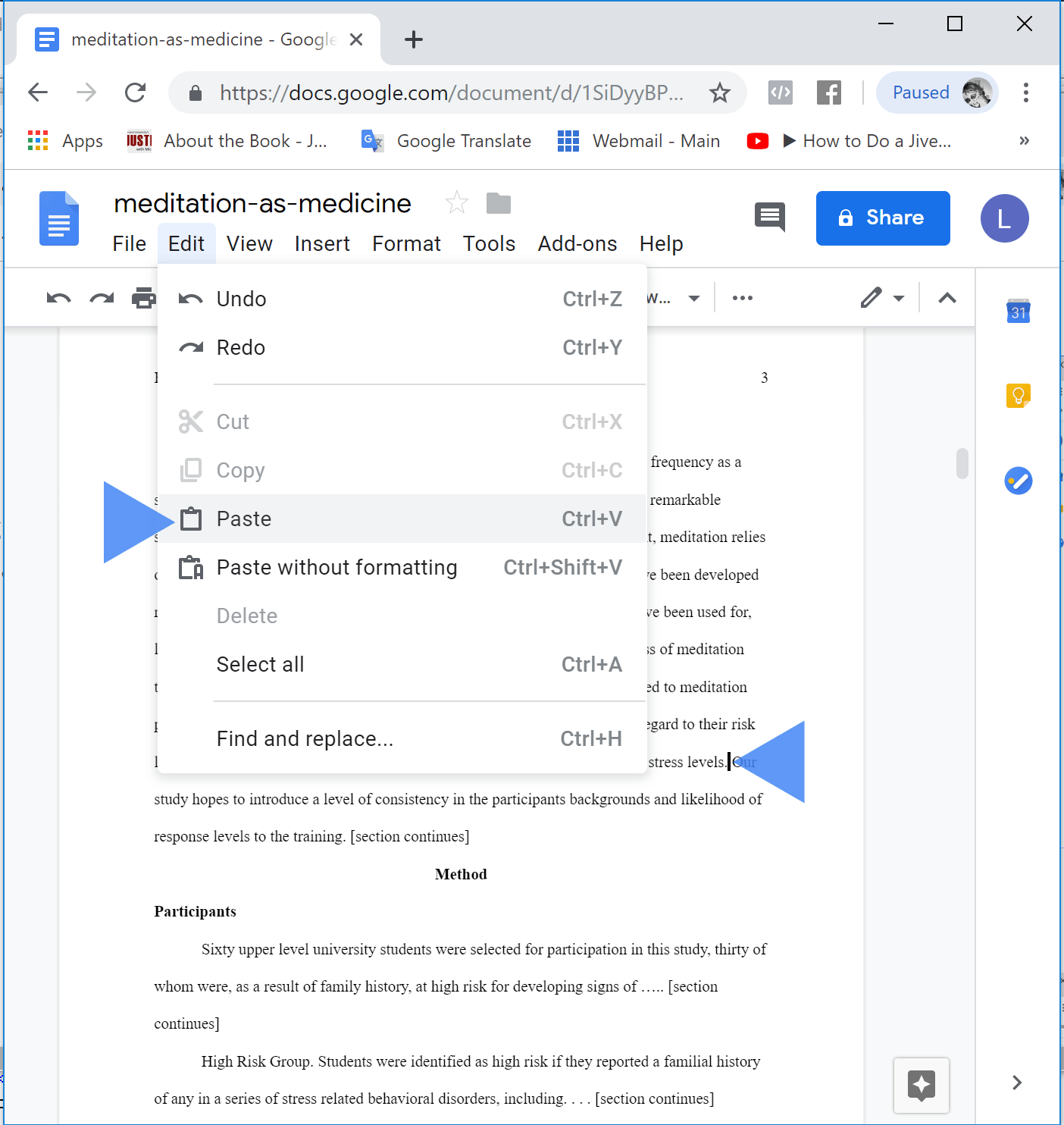 Dr Paper Basics Using Dr Paper with Google Docs, Intext cites