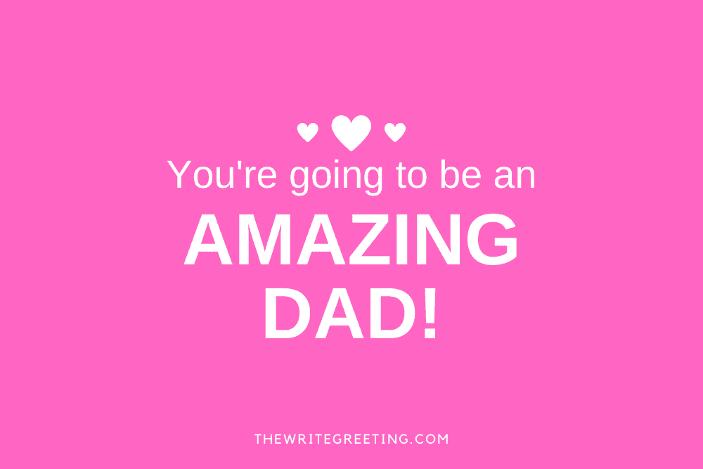 Congratulations on a Father Message The Write Greeting