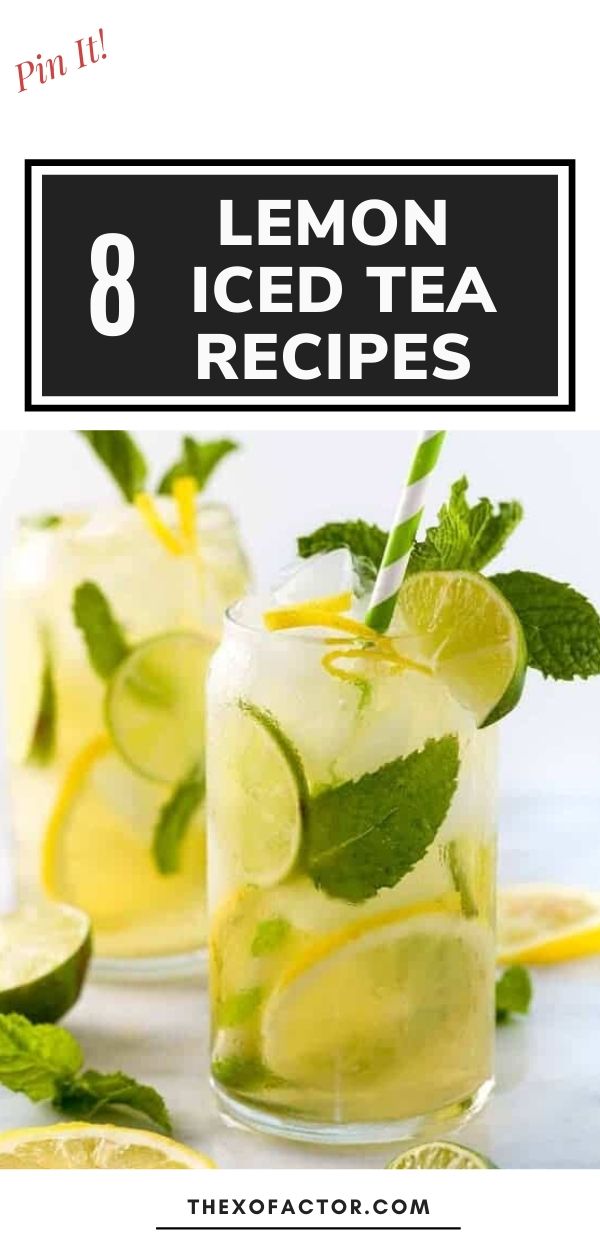 8 Tasty Lemon Iced Tea Recipes The XO Factor