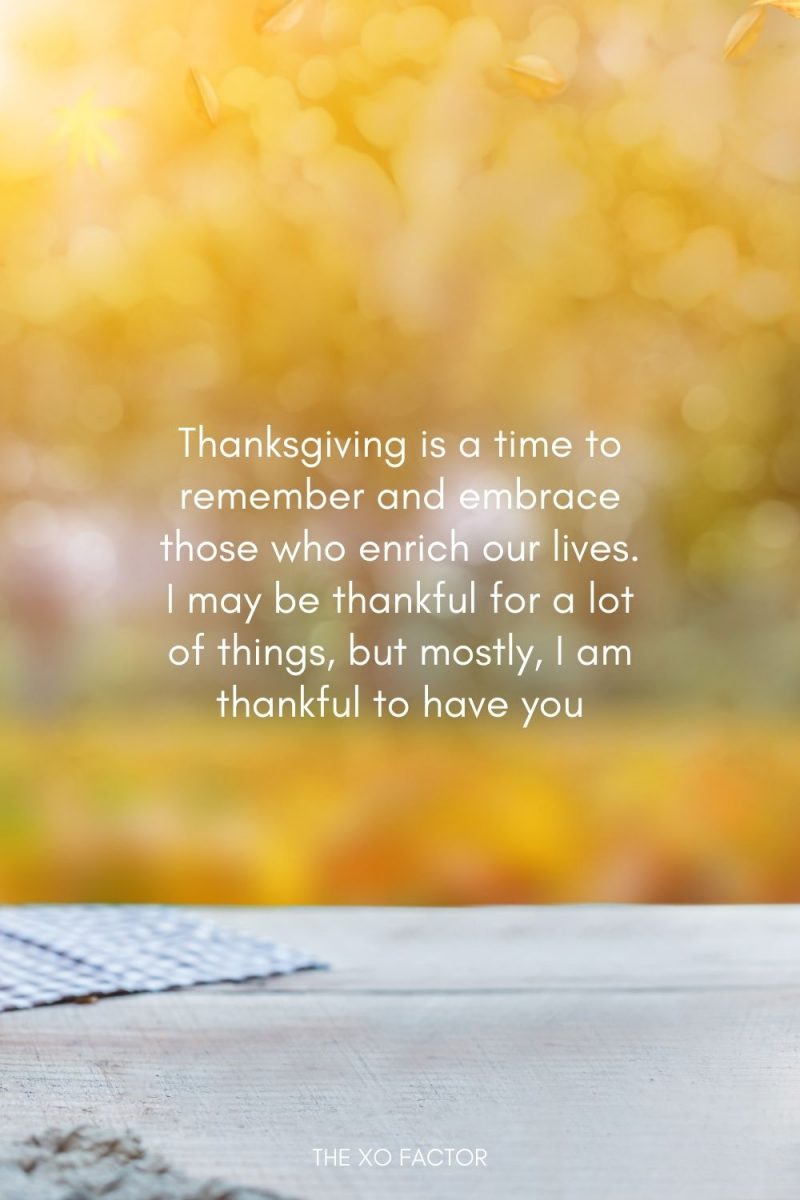 70+ Sweet Thanksgiving Messages For Your Loved Ones The XO Factor