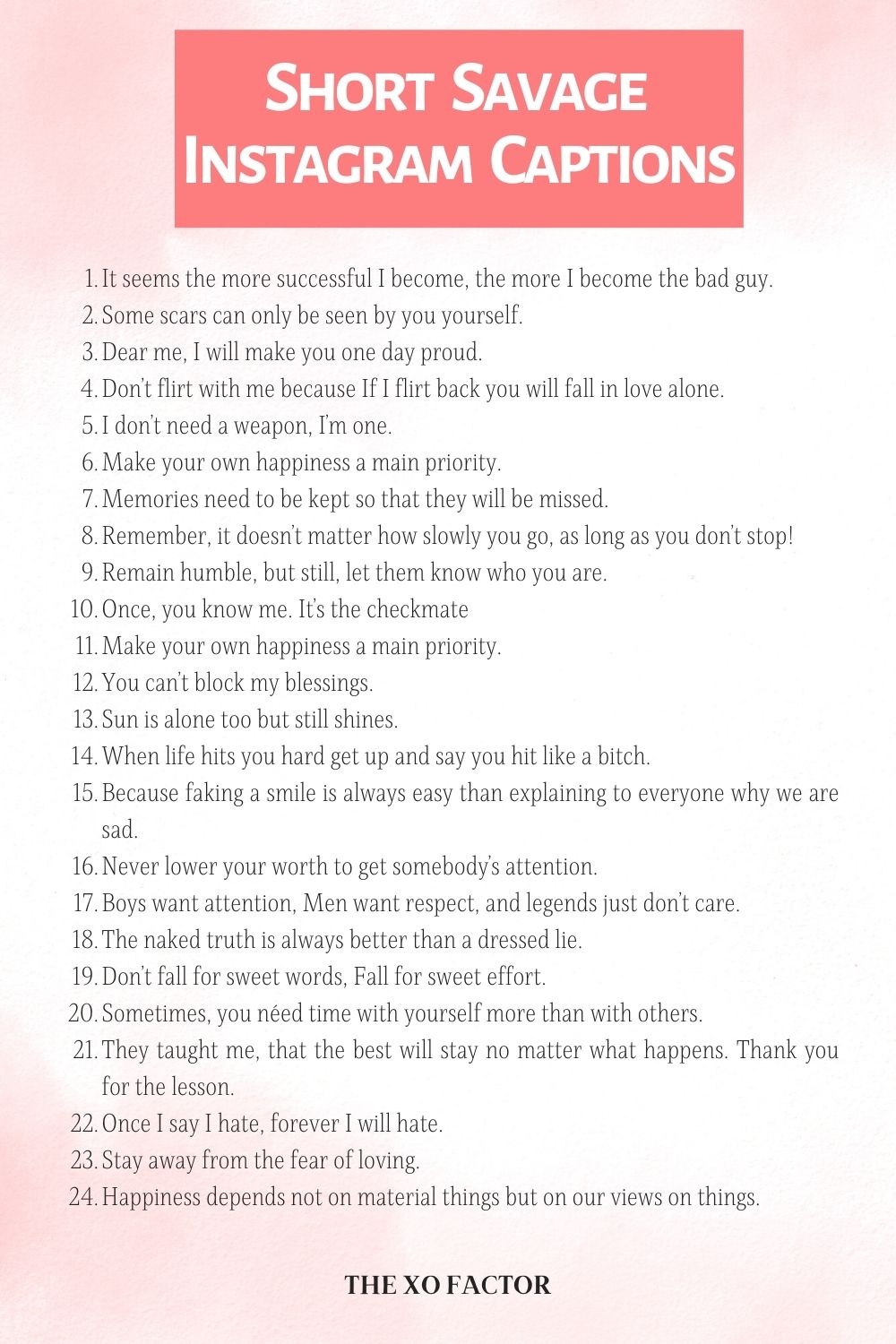 200 Savage Captions To Unleash Your Inner Witty Wordsmith The XO Factor