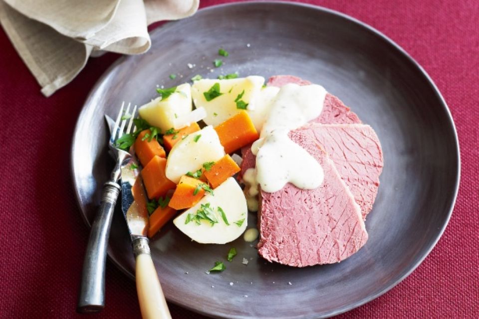 Recipe Corned Beef with White Sauce The Yarn by The Free Range Butcher