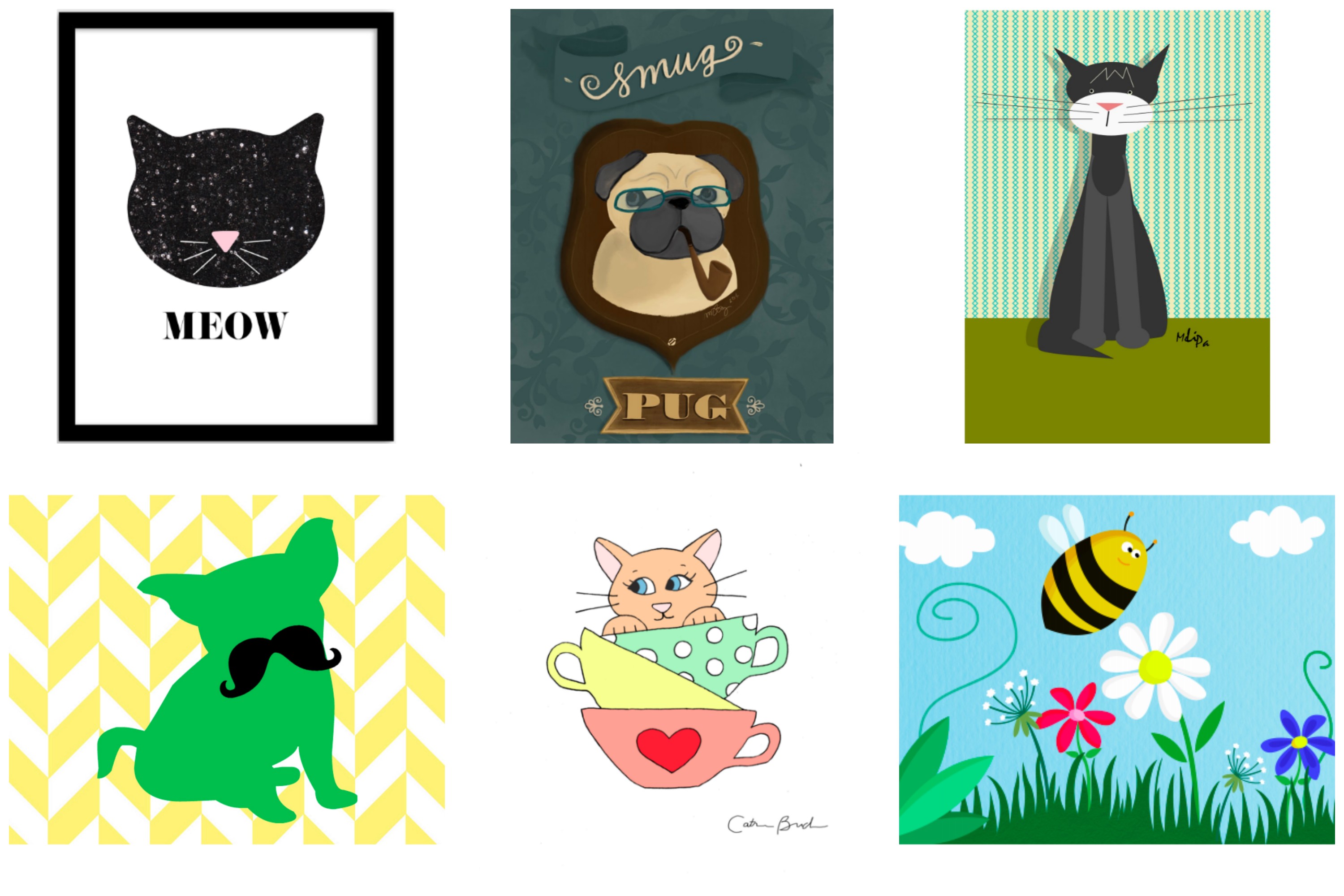 Nursery Decor Series 57 Free Printable Animal Wall Art Pieces
