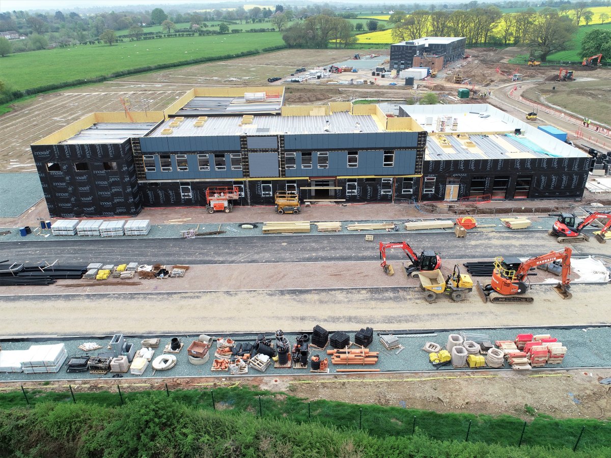 Keystone Academy New Build Aerial Shots The YES Trust