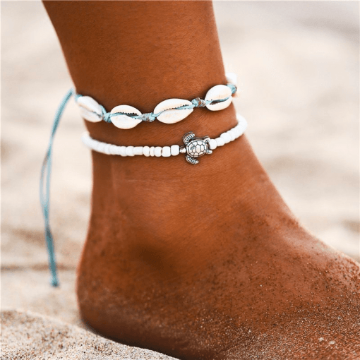 Boho Sea Turtle Anklet Yoga Mandala Shop