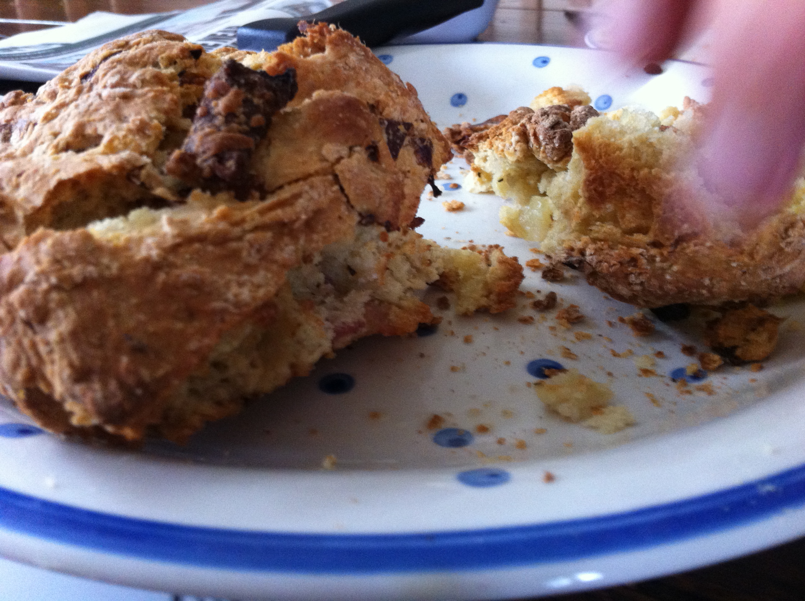 Crunchy Bacon Soda Bread The Great British Bake Off